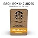 Starbucks VIA Instant Coffee, Light Roast Coffee, Veranda Blend, 100% Arabica, Single-Serve, 1 Box (50 Packets)