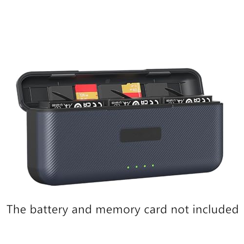 Type-C 3-Battery Charger Fast Charging Base Box Storage Case for Insta360 Ace Pro/Ace Battery