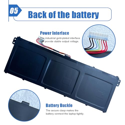 Image of AP18C4K 11.4V 48Wh /4200mAh Laptop Battery Compatible with Acer Aspire 3 A315-42 A315-54 Aspire 5 A514-52 A515-43 A515-44G A515-52K A515-54 Swift S40-51 SF314-41 SF314-57 Series Notebook