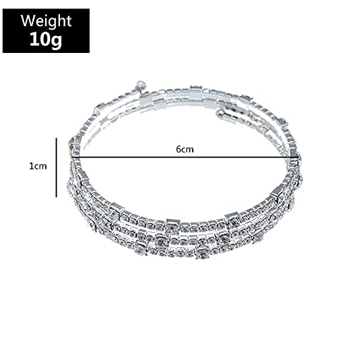 Hinleise Braccialetto da donna multi strato di