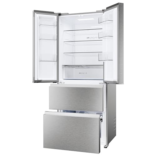 Haier FD 70 SERIE 3 HFR3718ENMM Kühl-Gefrier-Kombination I French Door-Türen I Easy Access-Gefrierschubladen I Total No Frost I MyZonePlus I Modernes Design mit Front aus Glas – Bild 5