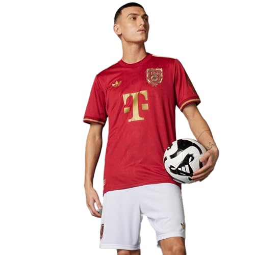 adidas Herren FC Bayern Anniversary Trikot, rot., M