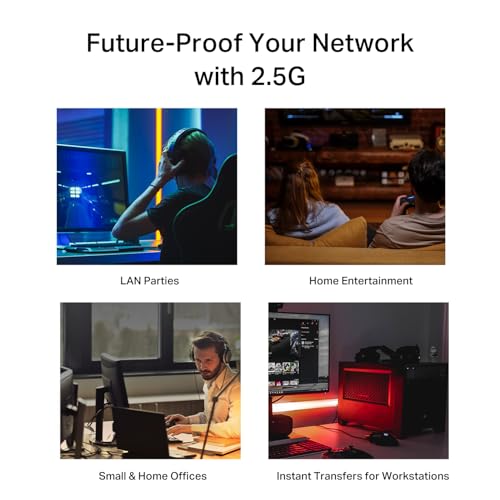 undefined TP-Link TL-SG108S-M2 | 8-Port Multi-Gigabit 2.5G Ethernet Switch | Unmanaged Network Switch | Ethernet Splitter | Plug & Play | Desktop/Wall Mount | Silent Operation の商品画像 4