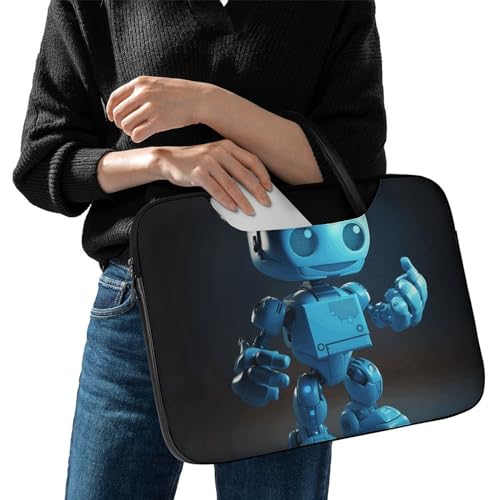 Bolso Porta Laptop Azul Impermeable 17 Pulgadas miniatura 7