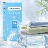 Kühldecke Decke für heiße Schläfer,sofortiges kühlendes Gefühl, Cool-Touch Sommerdecke gegen Nachtschweiß,leichte atmungsaktive Decke für Bett Sofa Couch Reisen,Erwachsene Kinder,Avocadogrün,152x203cm