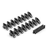 Speedmaster PCE261.1164 Compatible with Chevy BBC 454 1.7 Ratio 7/16' Ultra Black Chromoly Roller Rocker Arms Set