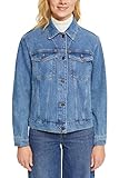  Esprit 992EE1G311 Chaqueta, 902/BLUE Medium Wash, S para Mujer