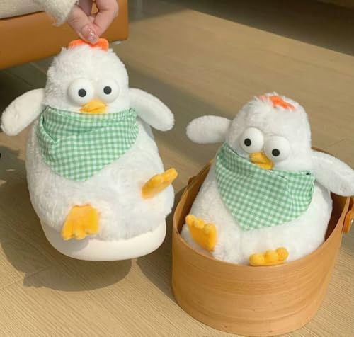 Image of Halemet Cute Chicken Slippers for Women Cartoon Animal Slippers for Women Cozy Plush Non-Slip House Slipper Indoor Outdoor