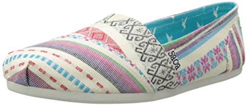 Skechers Femme UNO Wedge Chaussures, Blanc cassé, 37 EU
