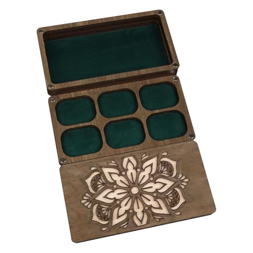 Lunaobrik Organizador de perlas para hacer joyas, bandeja de clasificación de cuentas, organizador de cuentas con tapa, soporte magnético para almacenamiento de artesanías