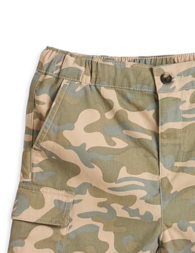 Image of Amazon Brand - Symbol Boy's Cotton Chino /Cargo Shorts | Elasticated Waistband | Age 6-14 Years