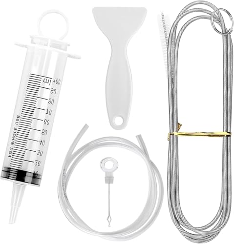 Refrigerator Drain Cleaning Kit 5-Piece Set with Flexible Brush Universal Fridge Maintenance Tool