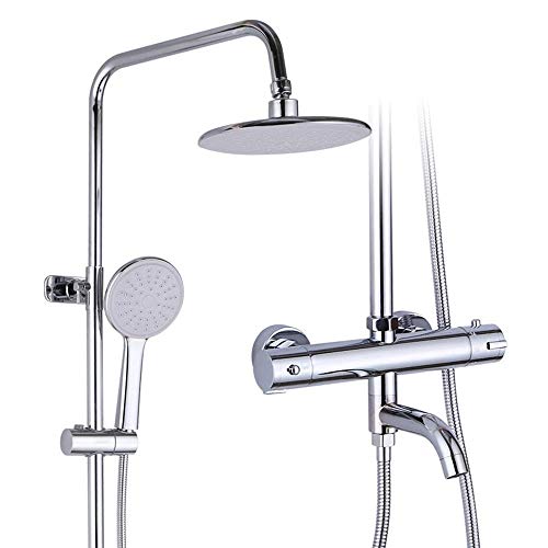Ensemble de douche thermostatique 3 modes et mitigeur en laiton