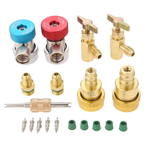 Kit de adaptadores rápidos para aire acondicionado R134a a R1234yf miniatura 1