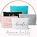Samantha Margaret - Bride & Bridesmaid Canvas Makeup & Toiletry Bags for Bachelorette Parties, Weddings, Bridesmaid Gifts, Bridal Shower - 11 Piece Set (Pink)