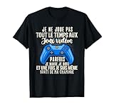 Accro Aux Jeux Vidéo Idée Cadeau pour Ado Gamer T-Shirt