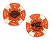 HARLEY-DAVIDSON Wisconsin Poker Chip Orange & White CHIP