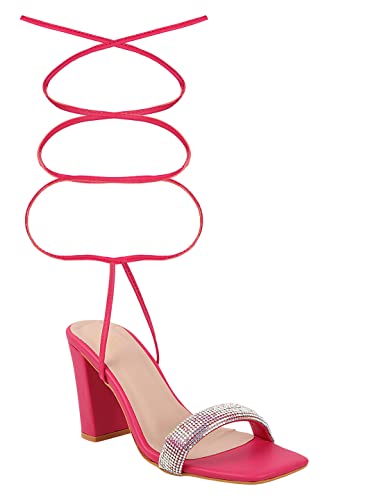 Image of TRYME Stylish Fashionable Ethnic 2 Inch Block Heel Sandal For Women's And Girls
