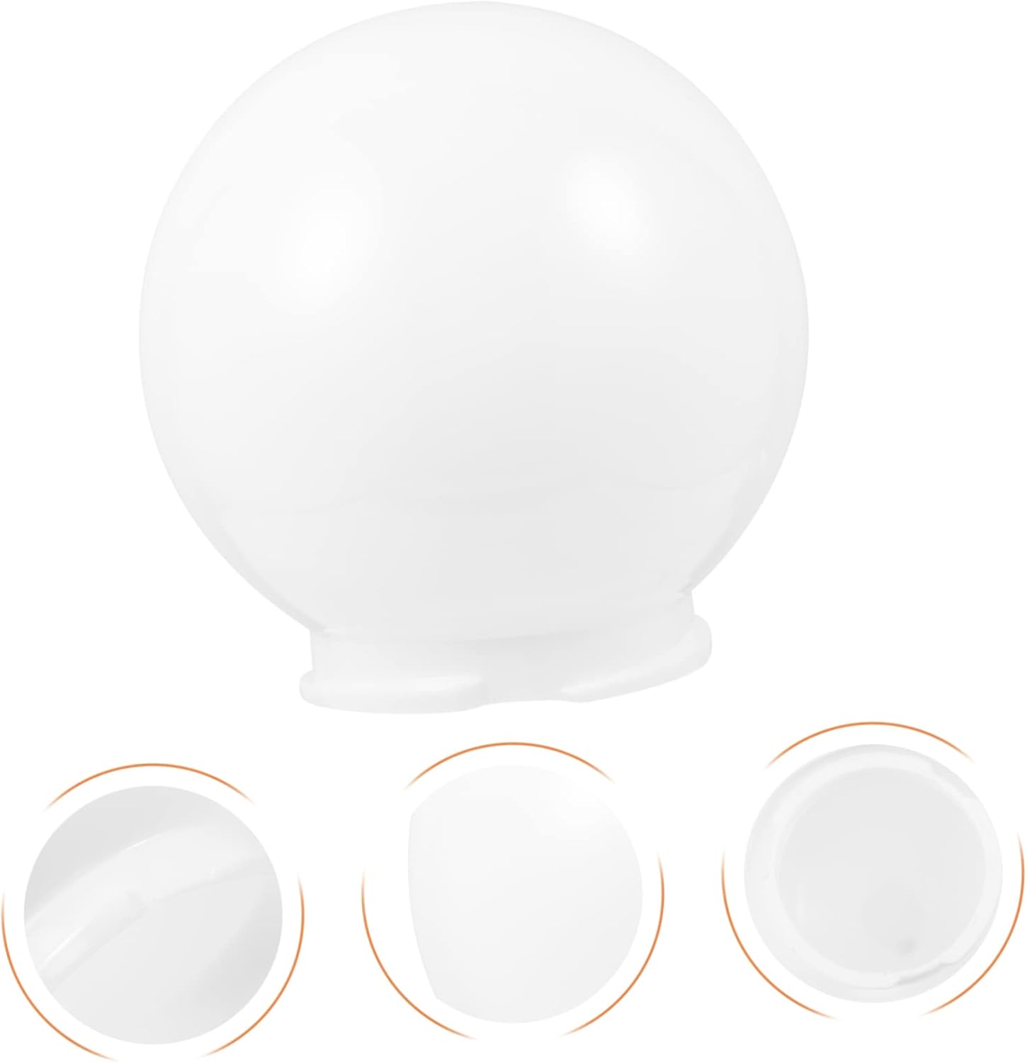 CLISPEED 3pcs Outdoor Globe Lamp Shade Light Cover for Street Lamps Easy to Install Garden Decorative Accessory for Patio
