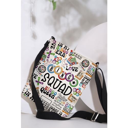 MAOFAED Board Game Squad Crossbody Bag, Board Game Player Gift, Bachelorette Party Favor, Game Lover Gift (bingosquad)4