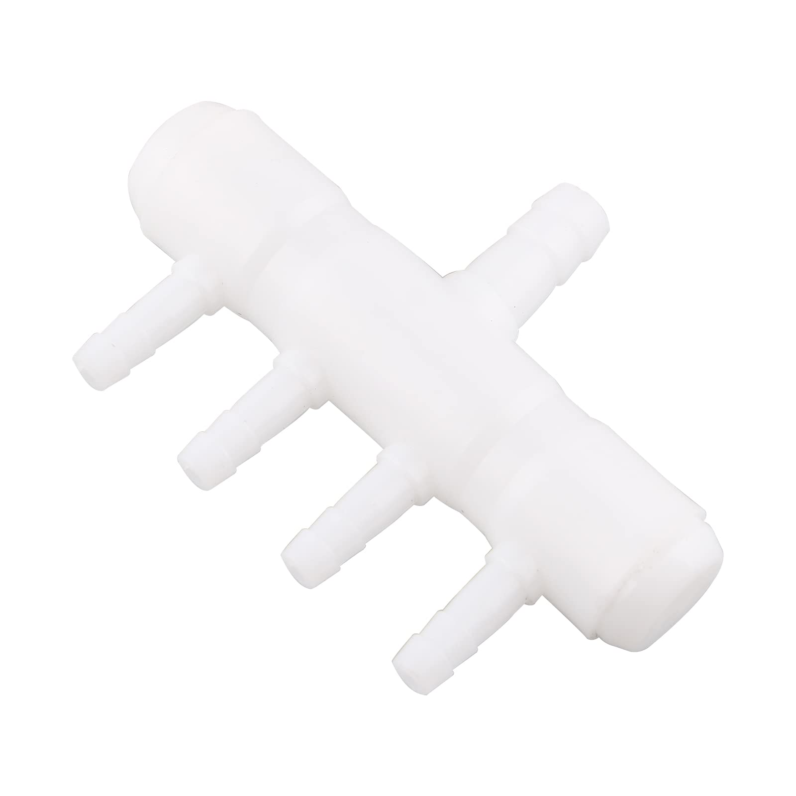 Lot de 2 séparateurs de débit d'air en Plastique pour Aquarium, Bassin, Pompe à air (4 connecteurs)
