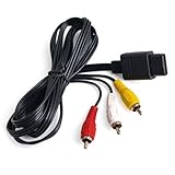AV/TV Cinch Kabel für SFC (SNES), N64, GC mit Super Nintendo Standard-Anschluss