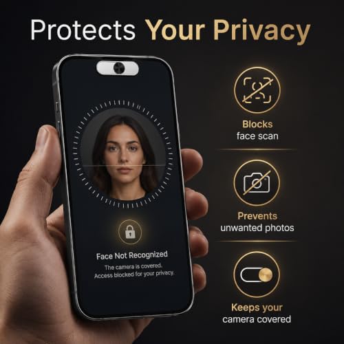 Image of 1Pcs Front Camera Cover for Mobile, Mobile Camera Cover, Privacy Protection