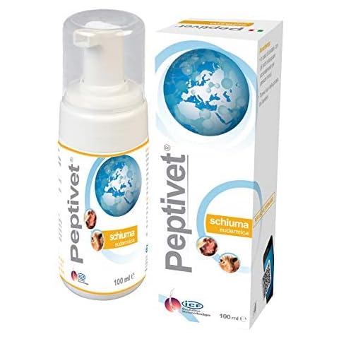 Peptivet® Foam Eudermic Foam for Dogs and Cats - Soothing for Itchy Skin - Moisturising - Fast absorbing - Non-Irritant - 100 ml Cover