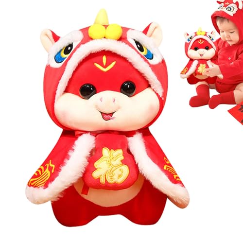 Mascota de Felpa de Serpiente – Año de la muñeca Serpiente | Muñeca de Peluche Decoración de habitación de Juguete de Serpiente | Mascota China Juguete de Peluche Serpiente | Decoraciones de Año