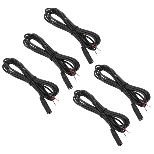 Conector hembra 3.5mm a cable desnudo con transmisión estable TRS de 2 polos para audio sin cortes