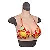 Formes mammaires en Silicone - Col Haut Travestis Formes Lifelike Seins Seins Faux - Formes mammaires réalistes Boobs Faux pour Crossdressing Crossdresser Costume transgenre (Coupe C),A #1