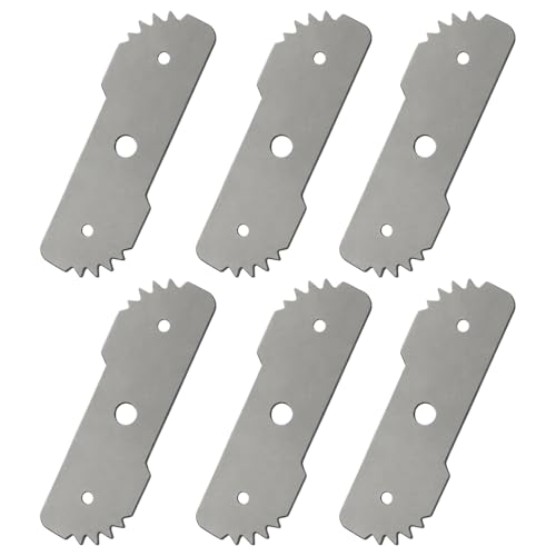 YESIDEA 7-1/2 inch 243801-02 Edger Blade Heavy Duty Steel Compatible with Black and Decker Edger Blade Fits LE750 LE710 LE760FF LE760 (6 Pack)