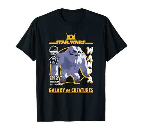 T-shirt Star Wars Galaxy Of Creatures Wampa cadeau parfait pour anniversaire