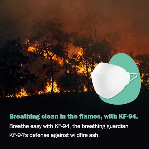 Dr.Puri [20 Pack] New Micro-Dust Protection Face Premium Mask (KF94) White Medium