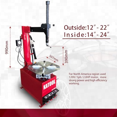 Image of KATOOL 2.0HP Tire Changer Machine Combo Bead Blaster Tire Machine Wheel Balancer Machine Tire Changer Wheel Changers Machine (Combo)