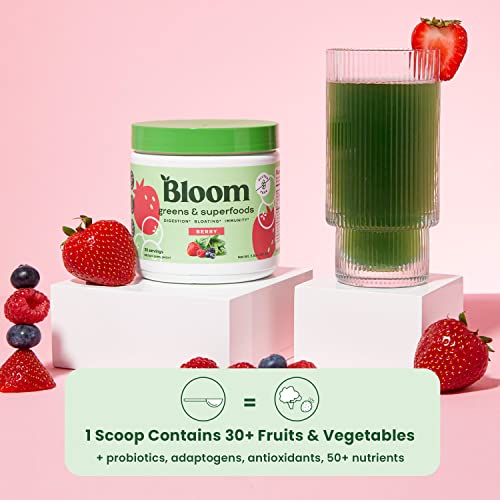 Bloom Nutrition Green Superfood Super Greens Powder Juice & Smoothie