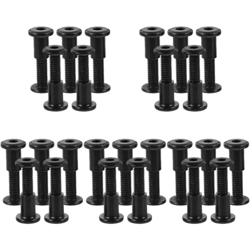 HOMSFOU Sets Countersunk Belt Nuts Binding Post Screws Kit for Purses Belt Repair DIY Projects