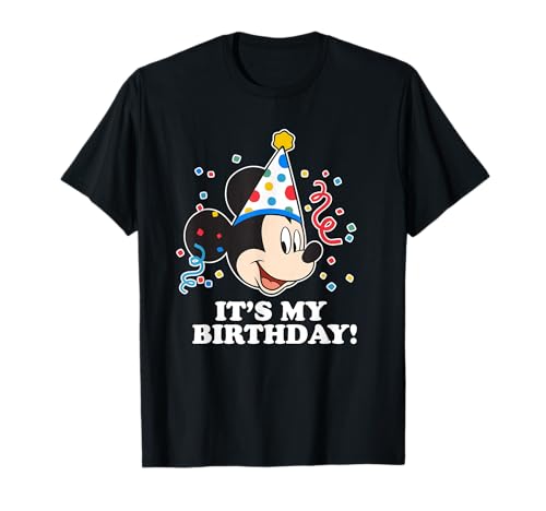 Disney Mickey Mouse C'est mon anniversaire T-Shirt