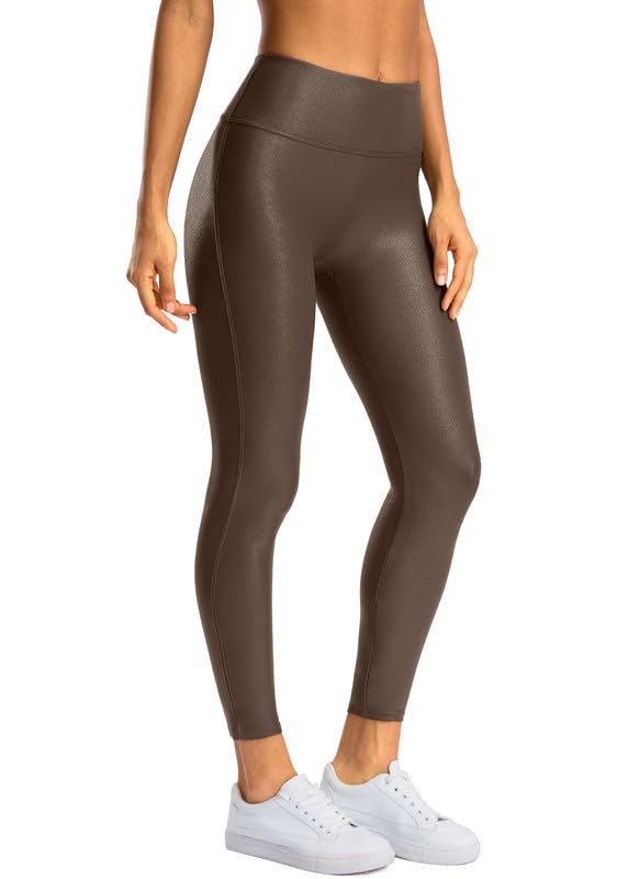 SANTINY Women's Faux Leather Leggings