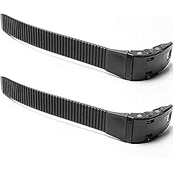 Cierre Patines En Linea POFET 2 piezas de repuesto para zapatos de patinaje en línea con correa de energía con tornillos de hebilla y tuercas, accesorio universal juego de correas de repuesto para patines