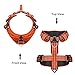 ICEFANG Dog Strap Harness with All-Metal Hardware,for Large Sized Dog,K9 Vest,Y-Shape Soft Padding,Adjustable Pet Harness,No-Pull Front Leash Clip (Large (Pack of 1), Orange)