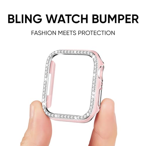 Image of Adorique 3-in-1 Compatible for Apple Watch Band 40mm 41mm 42mm 44mm 45mm 46mm, Soft Silicone Sport Strap for iWatch Series SE 10 9 8 7 6 5 4 3