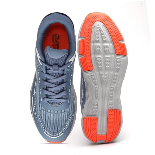 Image of Action | Athleo | TURBO-1106 | Men's | Lace-Up | Running | Shoes | Trendy | Lightweight | Comfortable | Durable | Sports | Shoes
