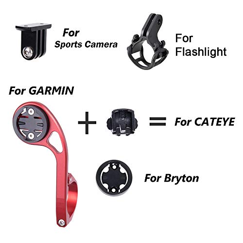 DECDEAL Titular da bicicleta do computador da bicicleta mtb para garmin/cateye/bryet suporte da luz