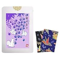 Amazon.co.jp: しあわせめぐるお店屋さん☆藤 香り袋 和柄 サシェ 日本
