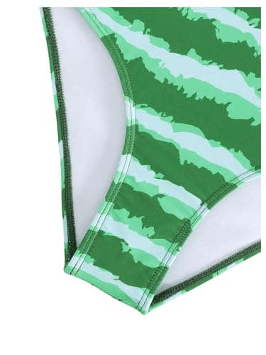 WDIRARA Girl's 2 Piece Swimsuits Graphic Print Halter Triangle Bikini Swimwear Set Summer Cute Swimsuit Sets4