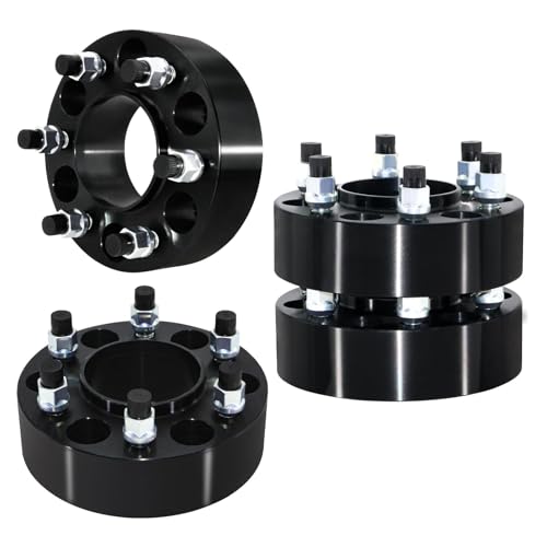 Image of BDELI 4Pcs 2.0 inch 6x5.5 Wheel Spacers Compatible with Chevrolet,GMC