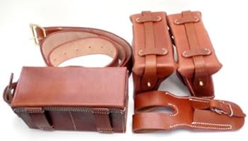 日本軍 弾薬盒 後期型 帯革 三十年式銃剣差 三八式歩兵銃 セット 新品未使用 Amazon.co.jp: 日本軍 弾薬盒 後期型 帯革 三十年式銃剣差 三八