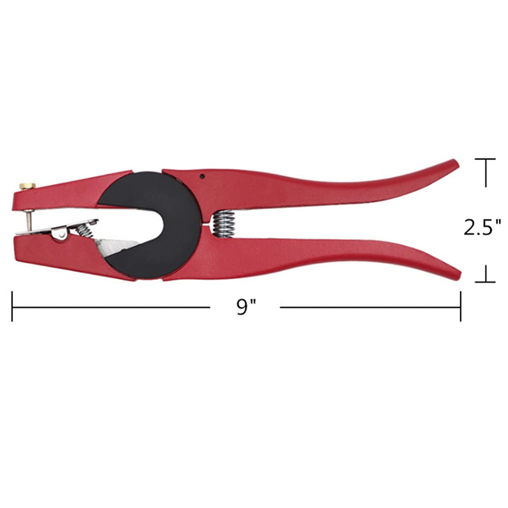Pinza Applicatrice per Marche Auricolari per Ovini – Strumento di Identificazione Animali da Allevamento per Capre, 23 cm
