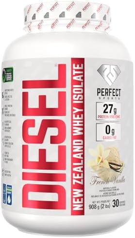 PERFECT SPORTS Diesel New Zealand Whey Protein Isolate, Stevia Sw...